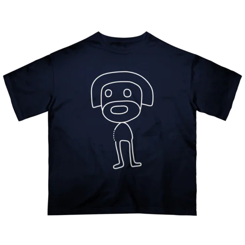 ナスカの地上絵【新発見】文字白 オーバーサイズTシャツ