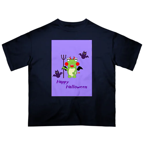 ハロウィン　コウモリママ Oversized T-Shirt