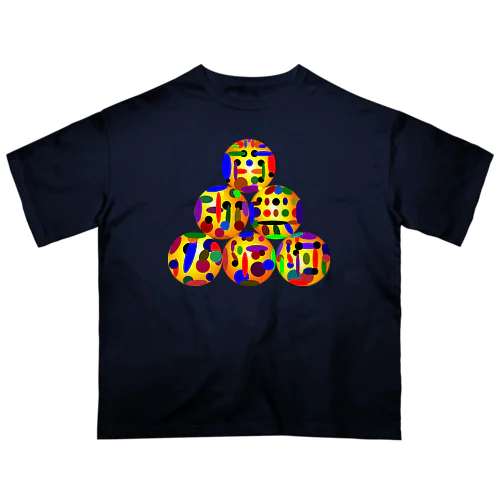 〇文字『南無阿弥陀仏h.t.』 オーバーサイズTシャツ