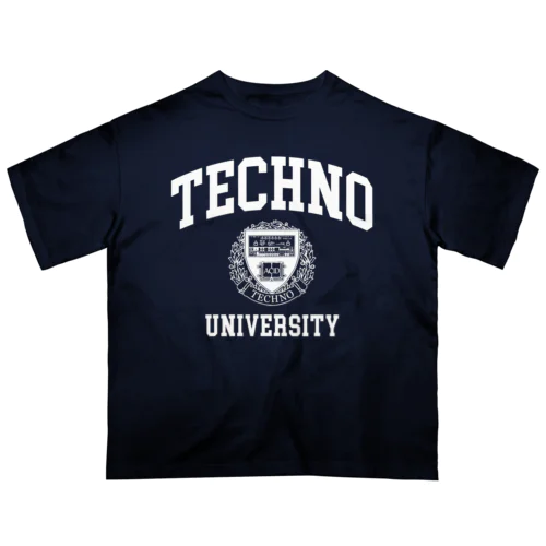 TECHNO大学B オーバーサイズTシャツ