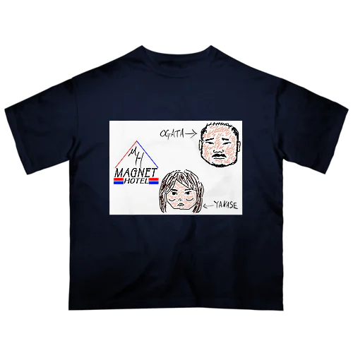 マグネットホテル イラスト オーバーサイズTシャツ