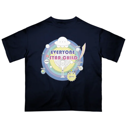 EVERYONE STAR CHILD オーバーサイズTシャツ