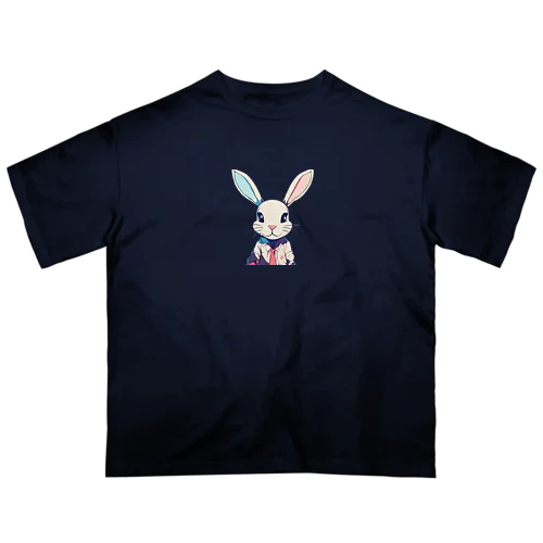 アニメーションうさぎ オーバーサイズTシャツ