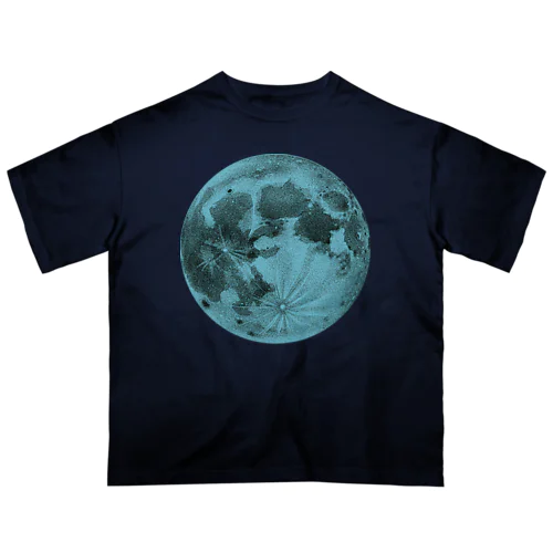 青い月／The Blue Moon オーバーサイズTシャツ