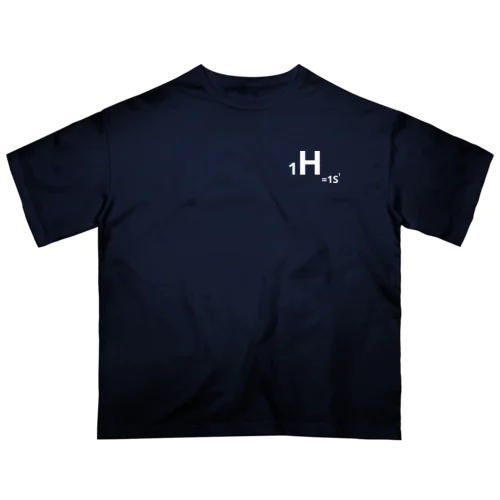 1.hydrogen (白/表裏) オーバーサイズTシャツ