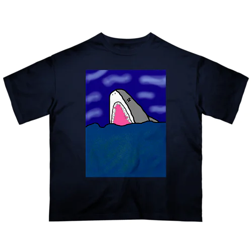 さめ。 オーバーサイズTシャツ