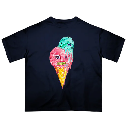 早く食べて欲しいアイス オーバーサイズTシャツ