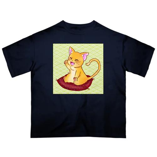 和ねこ(和柄ver.) オーバーサイズTシャツ