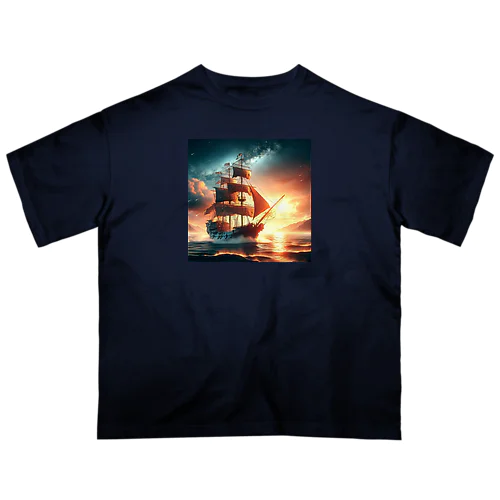 冒険船🚢✨ オーバーサイズTシャツ