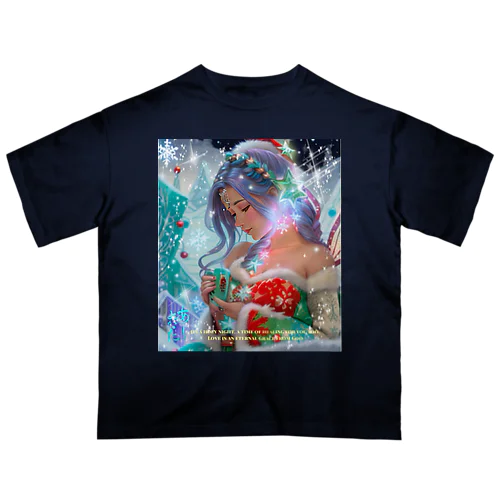 On a holy night, a time of healing for you too. Love is an eternal grace from God オーバーサイズTシャツ