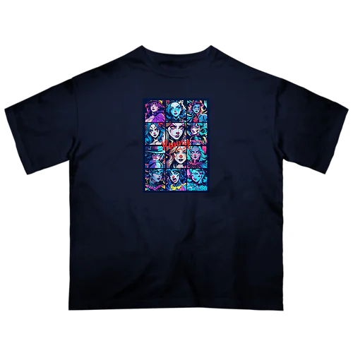 BUNNY-ART No.06 アメコミヴィンテージ Oversized T-Shirt