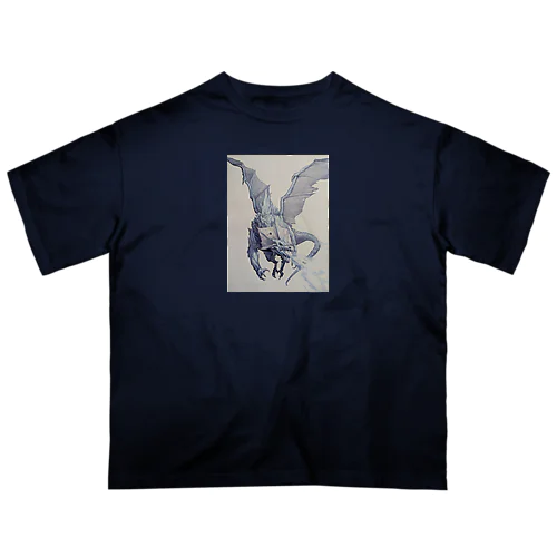 Blizzard Dragon Oversized T-Shirt