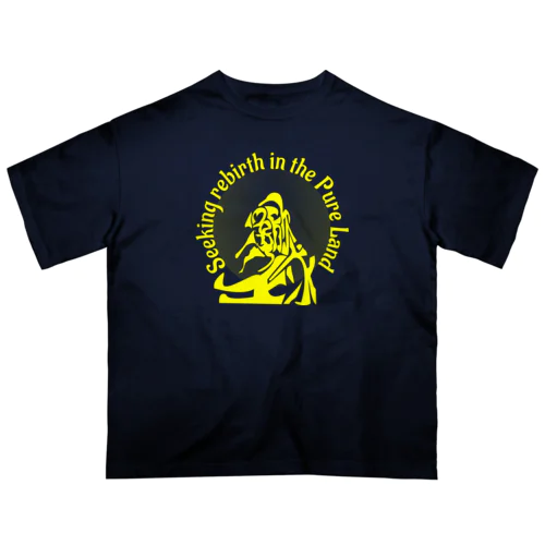 欣求浄土h.t.(yellow) オーバーサイズTシャツ