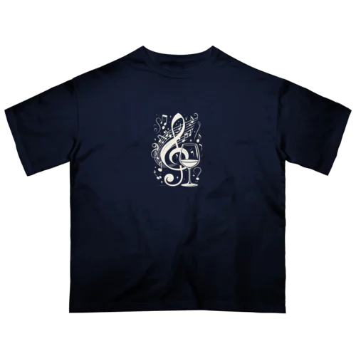 The Rhythm of Wine オーバーサイズTシャツ