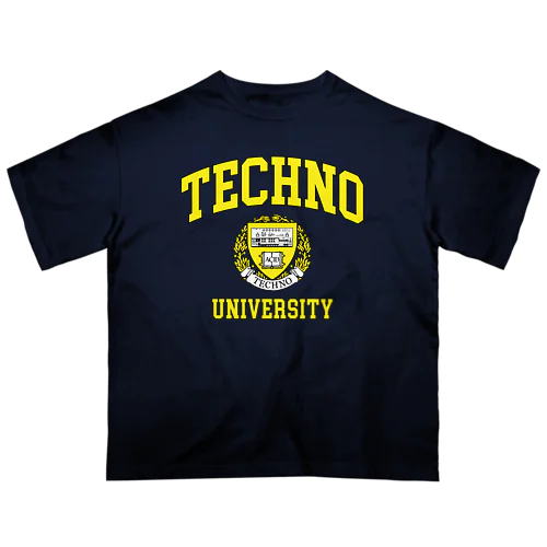 テクノ大学 Oversized T-Shirt