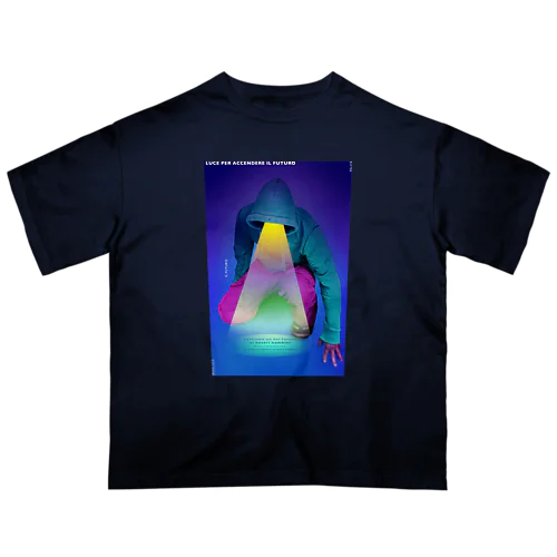 LUCE PER ACCENDERE IL FUTURO オーバーサイズTシャツ