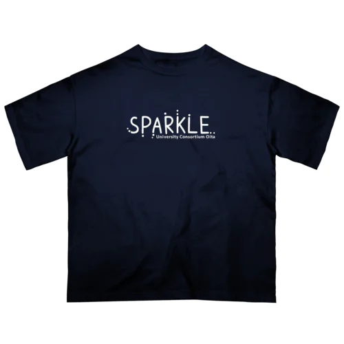 SPARKLE-ドロップス shiro オーバーサイズTシャツ
