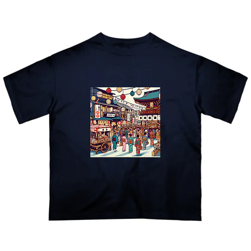 日本の祭り Oversized T-Shirt