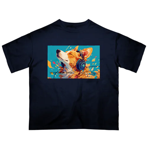 犬　コーギー Oversized T-Shirt