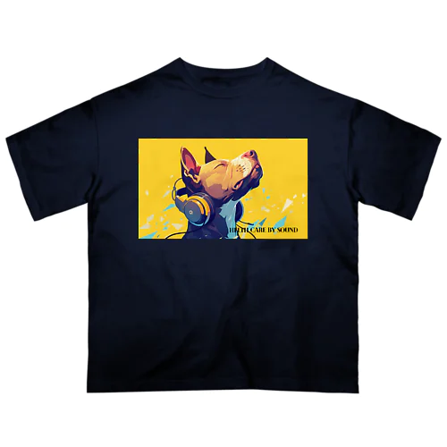 犬　アメリカンピットブルテリア オーバーサイズTシャツ