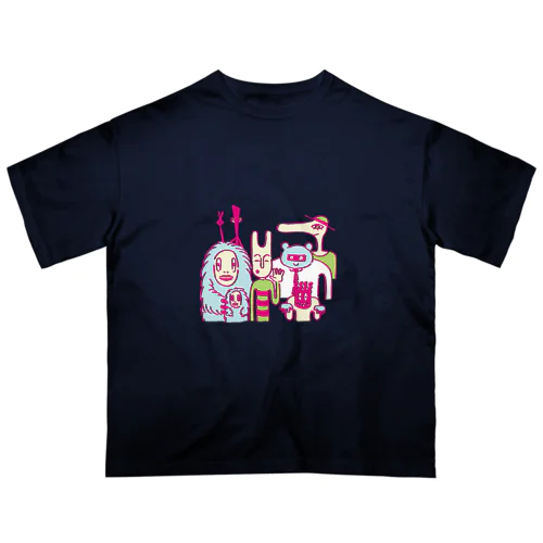 むかしのともだち (color) オーバーサイズTシャツ