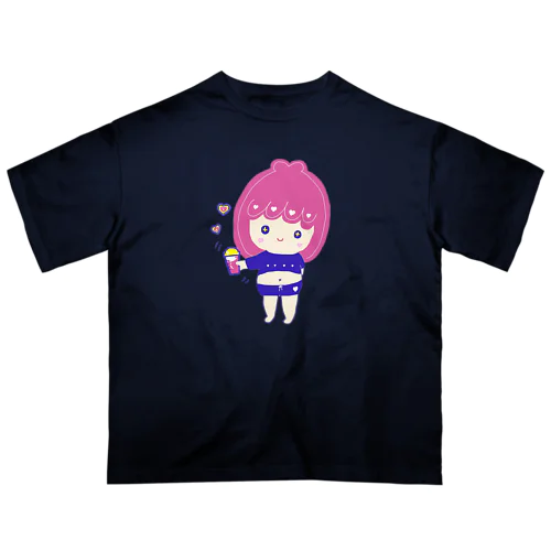 プロテイン女子（ロゴなし） Oversized T-Shirt