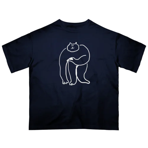 強そうな猫様 オーバーサイズTシャツ