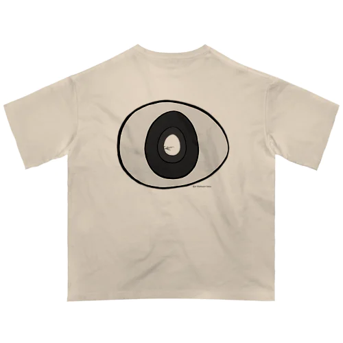 [ Culture Club ] Culture Egg Eye OS T-sh Oversized T-Shirt