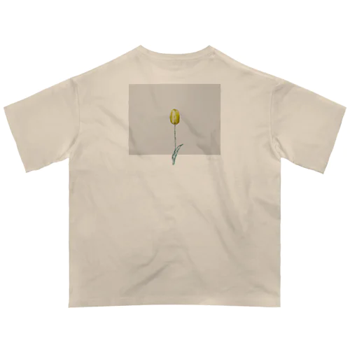 Lemon Tulip × Greige × Logo オーバーサイズTシャツ