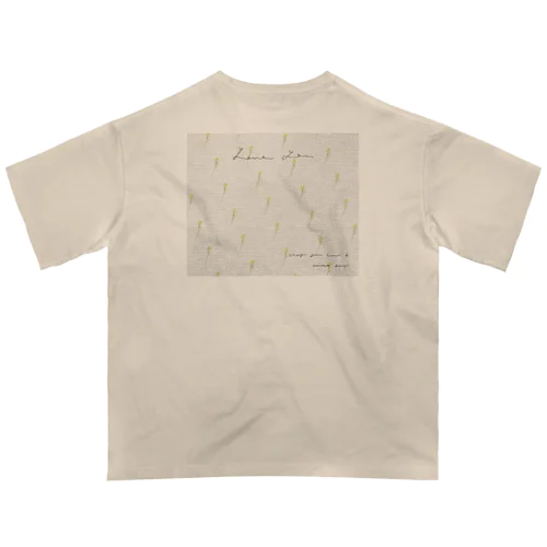 NANOHANA , Logo Message . Oversized T-Shirt