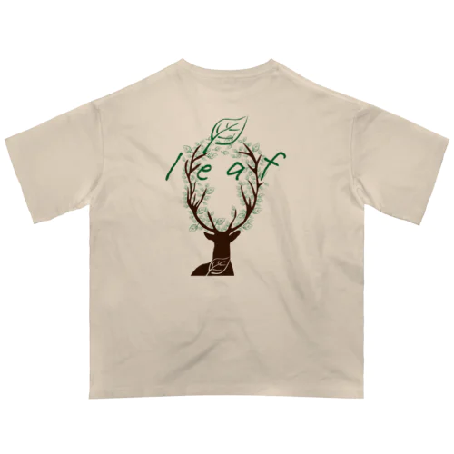 鹿leaf Oversized T-Shirt