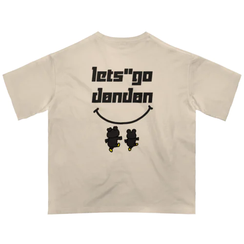 シルエットＤＯＮＤＯＮとねずみくん オーバーサイズTシャツ