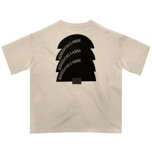 KIMIDORI FARM TREE black ver. オーバーサイズTシャツ