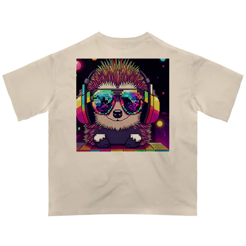 アゲ上げ！DJハリネズミくん オーバーサイズTシャツ