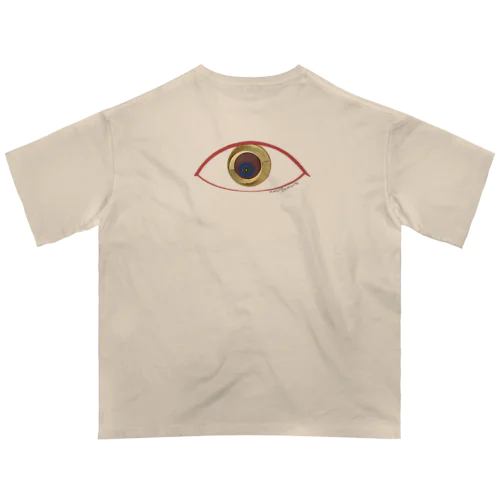 hug eye 透過 オーバーサイズTシャツ