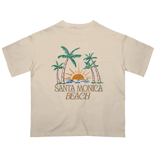 🌴サンタモニカビーチ🌴 オーバーサイズTシャツ