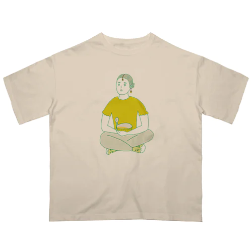 カレーを食べる Oversized T-Shirt