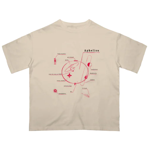 遠日点 -Aphelion- (オリジナルカラー) オーバーサイズTシャツ