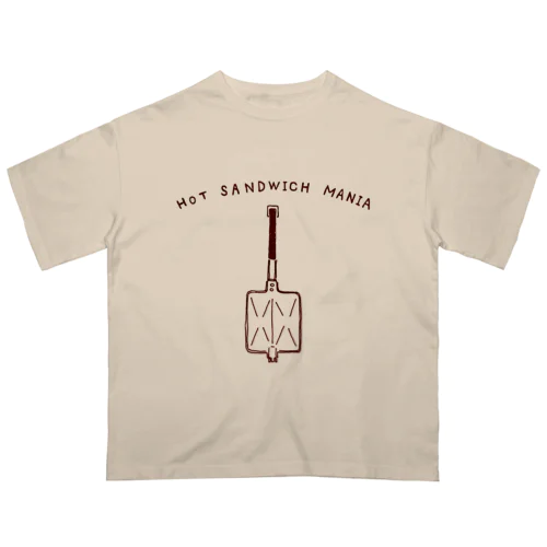 ほっとサンド大好き「ほっとサンドマニア」 オーバーサイズTシャツ