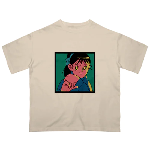 ハコベラ　女の子 オーバーサイズTシャツ