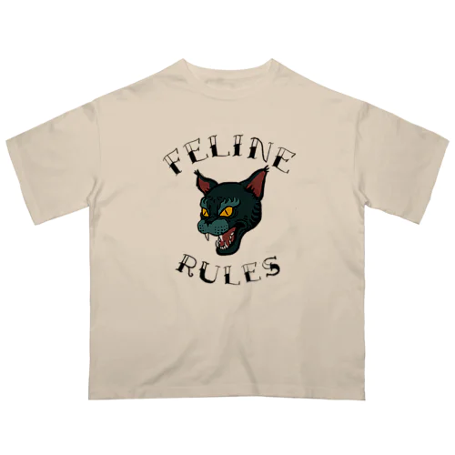 FELINE RULES オーバーサイズTシャツ