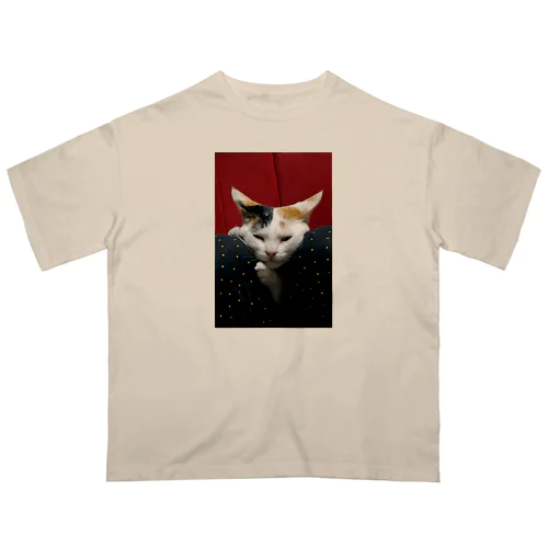 妖怪美少女猫びわちゃん オーバーサイズTシャツ