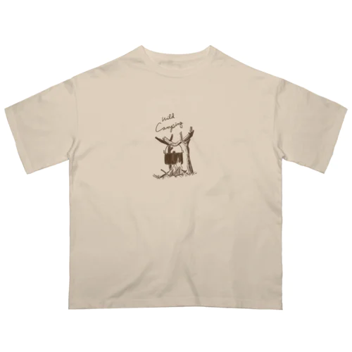 Wild camping  オーバーサイズTシャツ