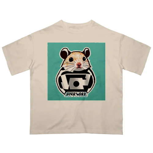 スター・ウォーズ風なハムスター🐹 Oversized T-Shirt