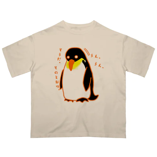 肯定ペンギン オーバーサイズTシャツ