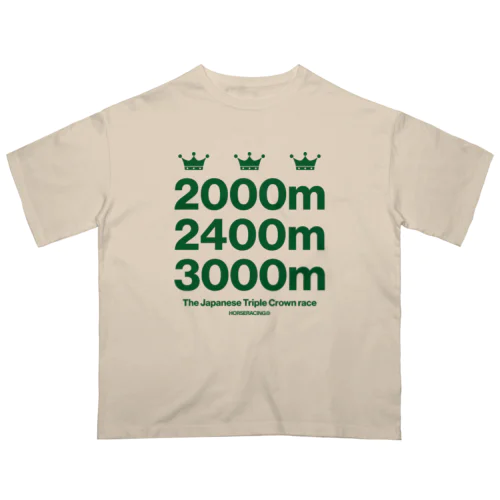 牡馬三冠レース Oversized T-Shirt