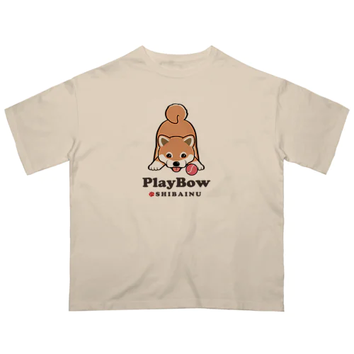 プレイバウ（柴犬） Oversized T-Shirt