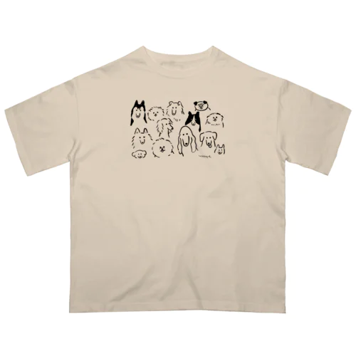 いぬたち Oversized T-Shirt