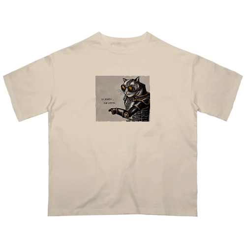 鉄猫A オーバーサイズTシャツ