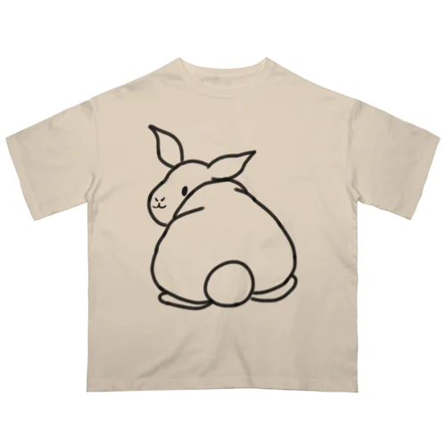 シンプル！うさぎさん オーバーサイズTシャツ